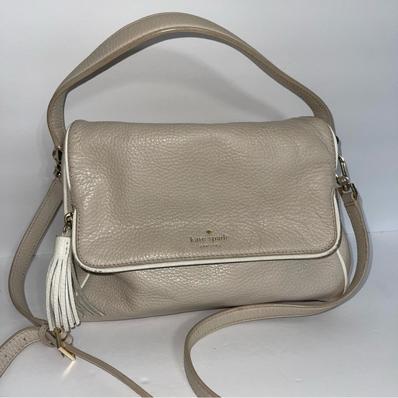 Kate Spade Leather Satchel Chester Street Miri Pebbled Leather Shoulder Bag - Picture 3 of 8